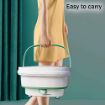 Picture of Mini Folding Washing Machine Portable  Foldable Compact Ultrasonic Small Automatic USB Powered Cleaning Washer for Travel Home Business Trip