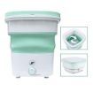 Picture of Mini Folding Washing Machine Portable  Foldable Compact Ultrasonic Small Automatic USB Powered Cleaning Washer for Travel Home Business Trip