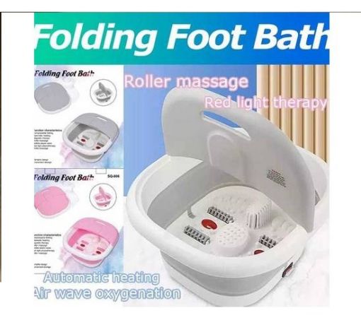 Picture of Foot Spa Foot Bath Massager with Heat Easy Storage, Foldable Foot Travel Folding Bucket Foot Wash Basin Feet Spa FOLDING BATH FOLDING FOOT BATH