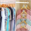 Picture of Connector Hooks for Hanger Clothes Hanger Connector Hooks Space Saving Cascading Hangers Closet Organizers Space Saver Hanger Extenders for Clothes