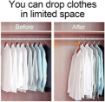 Picture of Connector Hooks for Hanger Clothes Hanger Connector Hooks Space Saving Cascading Hangers Closet Organizers Space Saver Hanger Extenders for Clothes