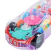 Picture of Gear Display Transparent Car Toy for Kids GAMING CAR  utomatic 360 Degree Rotating Transparent Gear Concept Car