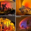 Picture of Sunset Lamp Projector for Room LED Night Lights Sunset Projection Lamp Led Light Visual Mood Lighting Lamp Modern Floor Stand Night Light With Remote