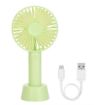 Picture of Portable Mini USB Battery Fan Air Cooling Handheld Fan Palm-Leaf Fan Personal Cooling Fans