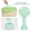 Picture of Portable Mini USB Battery Fan Air Cooling Handheld Fan Palm-Leaf Fan Personal Cooling Fans