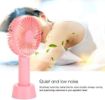 Picture of Portable Mini USB Battery Fan Air Cooling Handheld Fan Palm-Leaf Fan Personal Cooling Fans