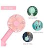 Picture of Portable Mini USB Battery Fan Air Cooling Handheld Fan Palm-Leaf Fan Personal Cooling Fans
