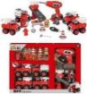 Picture of DIY Toy Set of Vehicle Set Assembly Toy Disassembling Fire Rescue Trucks Set Unbreakable Toy Fire Rescue `