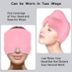 Picture of MIGRAINE RELIEF CAP Quick Relief From Sinus Pressure  Cold Compress Head Ice Pack for Headache