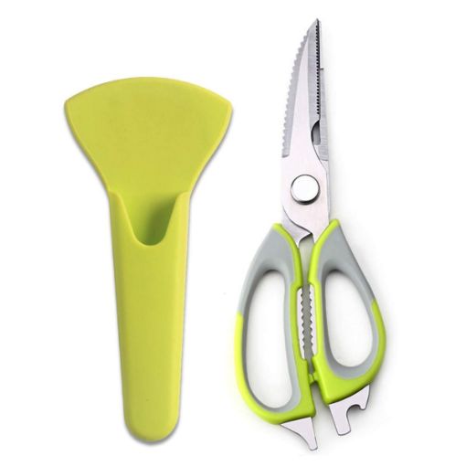 Picture of MULTIPURPOSE SCISSORS Multi-Purpose Kitchen Shears with Magnetic Holder Multifunctional Use Magnetic Kitchen Scissor
