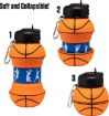 Picture of Basketball Water Bottle Water Bottle  Silicone Basketball waterbottle