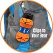 Picture of Basketball Water Bottle Water Bottle  Silicone Basketball waterbottle
