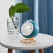 Picture of ROUND DESK CLOCK BLUE ROUND DESK CLASSIC CLOCK BLUE