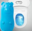 Picture of DEAR Cute Blue Bear Toilet bowl cleaner MAGIC Auto liquid agent  Cartoon Shape Toilet Gel Cleaner Automatic Flush for Bathroom  Blue Bear Cartoon Gel for Toilet Bowl Cleaner