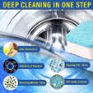 Picture of Washing Machine Cleaner Deep Cleaning Detergent Effervescent Tablet for Perfectly Cleaning of Tub/Drum Laundry Fresh No Smell Home Cleaning Tool