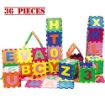 Picture of Puzzle Foam Mat for Children Educational Puzzle Interlocking Foam Play Mat Toy (Multicolored) Learning Toy Interlocking Learning Educational Alphabet and Numbers Floor Mat for Baby Kids Playing 36 Pieces
