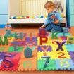 Picture of Puzzle Foam Mat for Children Educational Puzzle Interlocking Foam Play Mat Toy (Multicolored) Learning Toy Interlocking Learning Educational Alphabet and Numbers Floor Mat for Baby Kids Playing 36 Pieces