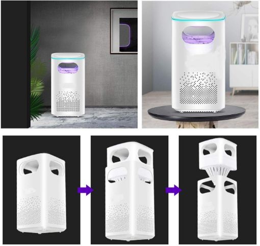 Picture of Eco Friendly Electronic LED Mosquito Killer Machine Trap Lamp USB Powered Electronic Fly Inhaler