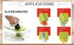 Picture of 12 In 1 Multipurpose Vegetable and Fruit Chopper Cutter Grater Slicer chopper Cutter Slicer Greater Shredder with Container