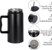Picture of Mug with Handle and Straw (Candy color) Thermos Mug Cup with Straw  Insulated Cup Stainless Steel Mug Insulated Cup with Straw  Mug with Handle  Mug