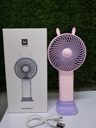 Picture of Portable Hand Fan Rabbit Design MINI CARTOON STYLE FAN USED IN ALL KINDS OF PLACES INCLUDING HOUSEHOLD AND MANY MORE FOR PRODUCING FRESH AIR PURPOSES