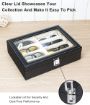 Picture of 8 Slot Eyeglass Sunglass Storage Box 8 SLOT GOGGLE BOX Leather Glasses Display Case Storage Organizer Collector Box