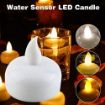 Picture of LED Flameless Flickering Electric Tea Light Candles  Water Sensor Battery Operated LED Floating Flameless & Smokeless Tealight Candles Perfect for Diwali