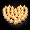 Picture of LED Flameless Flickering Electric Tea Light Candles  Water Sensor Battery Operated LED Floating Flameless & Smokeless Tealight Candles Perfect for Diwali