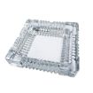 Picture of Crystal Glass Square Tabletop Ash Tray CIGARARETTE Tabletop Tribal Decoration Smoking Ash Tray