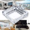 Picture of Crystal Glass Square Tabletop Ash Tray CIGARARETTE Tabletop Tribal Decoration Smoking Ash Tray