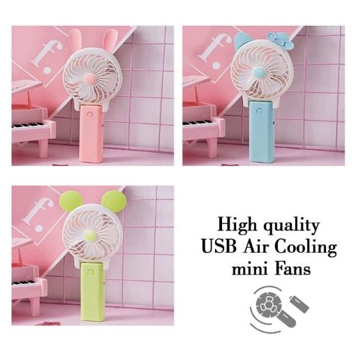Picture of MINI CARTOON STYLE FAN USED IN ALL KINDS OF PLACES INCLUDING HOUSEHOLD AND MANY MORE FOR PRODUCING FRESH AIR PURPOSES