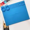 Picture of Silicone Painting Mat Kids Painting Mat Silicone Craft Mat with Pop-Up Water Cup