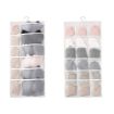 Picture of 30 GRID ORGANIZER BAG 30 Grid Transparent Multifunctional Double Sided Space Saver Wardrobe Closet Organizer