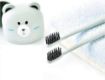 Picture of Cartoon Bear Portable Bathroom Travel Accessories Eco-Friendly Wheat Straw Toothbrush Holder Mug Cup
