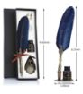 Picture of Pen Calligraphy Pen Set Feather Pen Fountain Dip Pen and Ink Set  Ink Pen