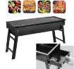 Picture of BBQ Charcoal Grill,Portable Split Lightweight Barbecue Grill Tools For Outdoor Cooking Roadtrip Camping Hiking Picnics Large
