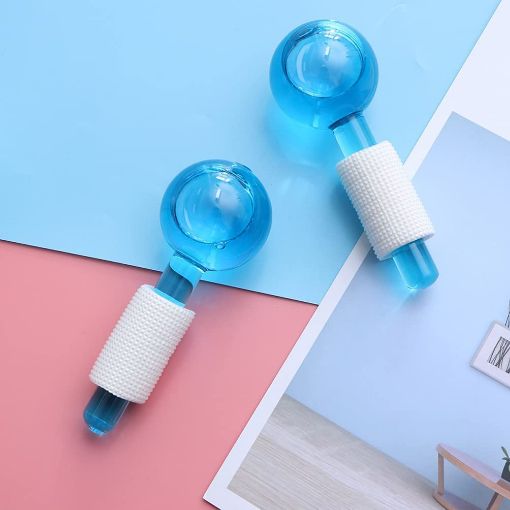 Picture of Facial Massage Ice Ball Face Massager Ball Ice Face Roller  Energy Beauty Crystal Skin Massager Redness Soothing Relief