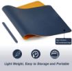 Picture of Desk Pad Desk Protector Mat Dual Side PU Leather Desk Mat Large Mouse Pad Writing Mat Waterproof Desk Cover Organizers Office Home Table Gaming Decor