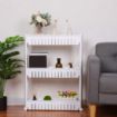 Picture of 3 Layer Slim Rack  Saving Storage Organizer Kitchen Bathroom Bedroom  Shelf with Moving Wheels