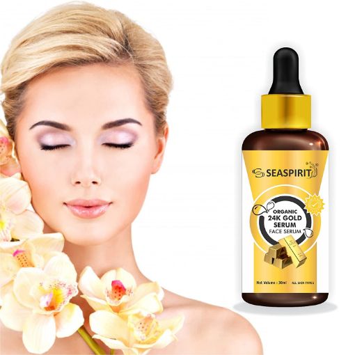 Picture of Organic 24k gold face serum Radiant Glow Face Serum All Skin Types 30 ml