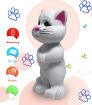 Picture of Talking Tom Kids Speaking Robot Cat Repeats Recording Story Rhymes and Songs  Touching and Mimicry Talking