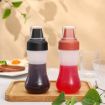 Picture of 350ml Squeeze Bottle Portable Sauce Bottle with Lid Five Holes Sauce Dispenser Bottle Multipurpose Kitchen Tools