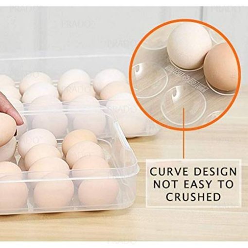 Picture of fridge vegetables storage egg basket racks tray unbreakable containers plastic boxes shelf refrigerator organizer basket organiser kitchen bathroom food under bottles space savers below set fruit jar