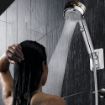Picture of Pressure Turbo Fan Shower Head with Filter and Pause SwitchHandheld Shower Head