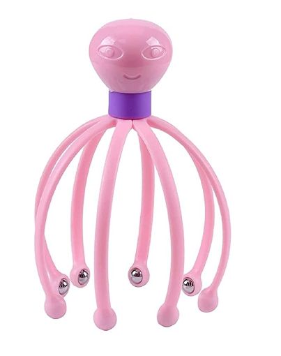 Picture of OCTOPUS MASSAGER HEAD SCALP MASSAGER Claw Massager Body Massager Octopus Head Scalp Neck Equipment Stress Release Relax Massage