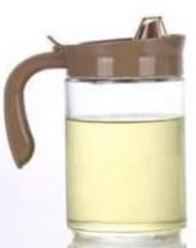 Picture of Oil Dispenser CAN 600ML Glass Oil Dispenser  Modern Olive Oil Dispenser Wide Opening for Easy Refill and Cleaning