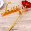 Picture of International Gift Artificial Rose Flower and Love Shape Stand Artificial Flowers Red Rose with Love Stand