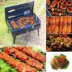 Picture of Portable Lightweight Non-Electric Briefcase Style Folding Barbecue Grill