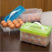 Picture of fridge vegetables storage egg basket racks tray unbreakable containers plastic boxes shelf refrigerator organizer basket organiser kitchen bathroom food under bottles space savers below set fruit jar