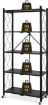 Picture of Shelving Unit Storage Rack on Wheels Large Capacity  Five Layer Kitchen Rack Foldable Steel Rack with wheels